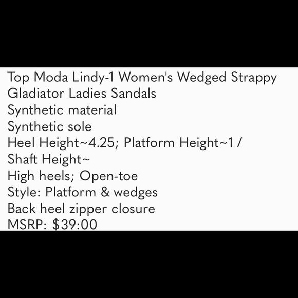 BNIB Top Moda tan wedges in size 10 - Picture 7 of 11